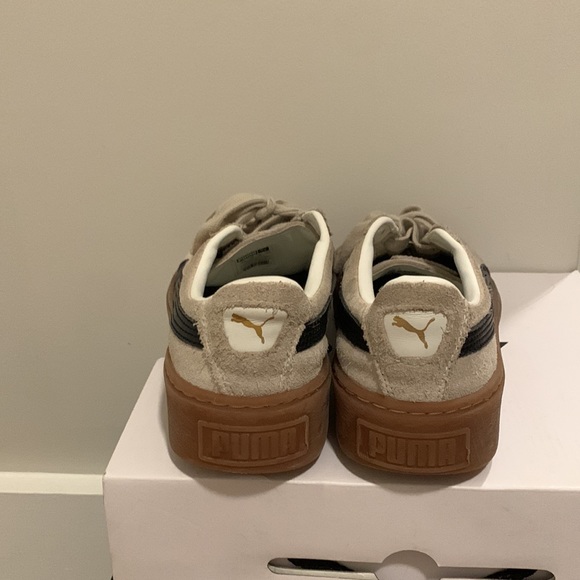 Puma creepers off-white Rihana suede platform sneaker - Picture 4 of 6